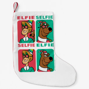 Scooby-Doo & Shaggy "Elfie Selfie" Small Christmas Stocking