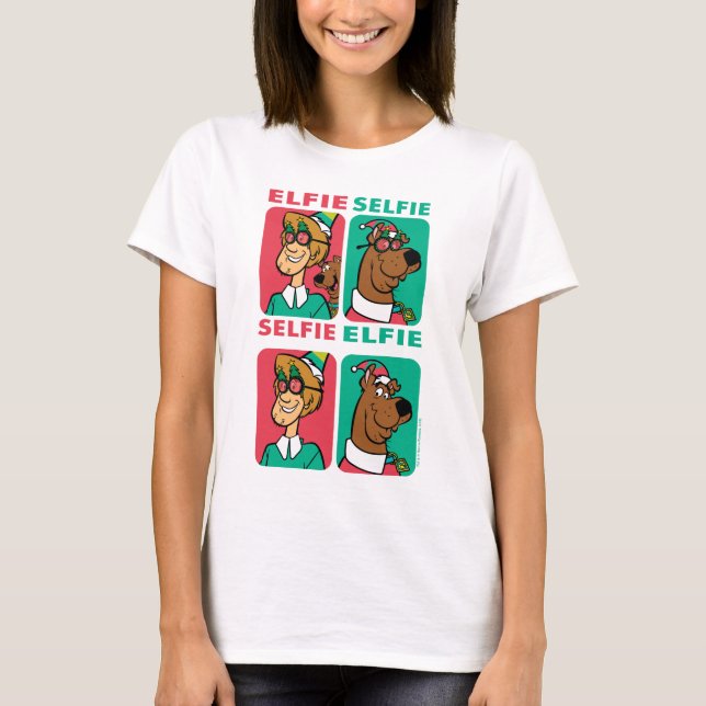 Scooby-Doo & Shaggy "Elfie Selfie" T-Shirt (Front)