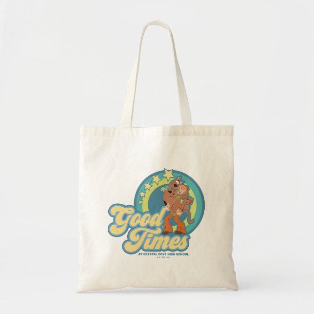 Scooby-Doo & Shaggy Good Times at Crystal Cove HS Tote Bag (Front)