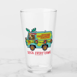 Scooby-Doo & Shaggy In The Holiday Mystery Machine Glass