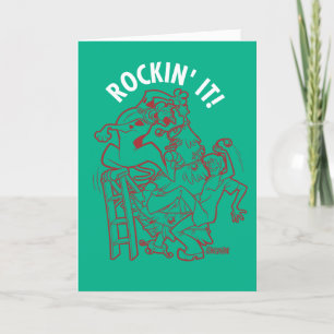 Scooby-Doo & Shaggy Rockin' It 'Round The Tree Holiday Card