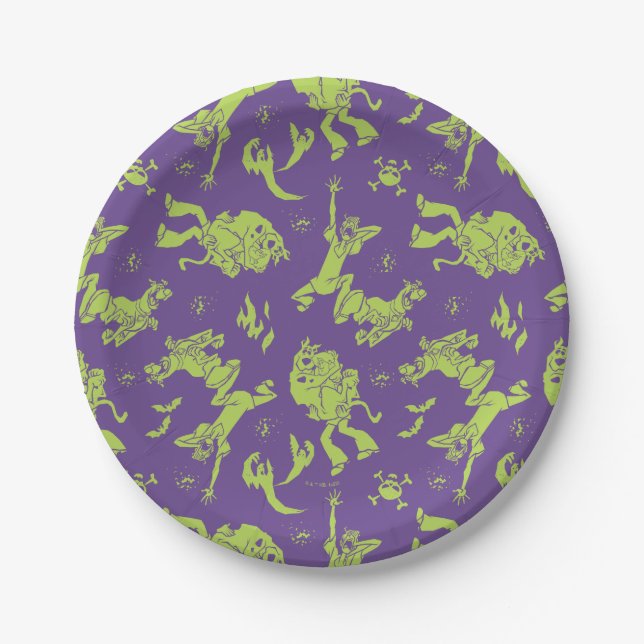 Scooby-Doo | Shaggy & Scooby Running Scared Paper Plate (Front)
