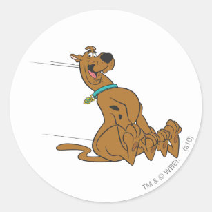 Scooby-Doo Slide Classic Round Sticker