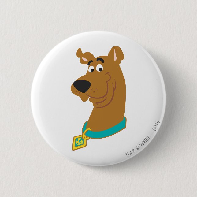 Scooby-Doo Smile 6 Cm Round Badge (Front)