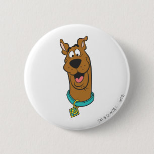 Scooby-Doo Smiling Face 6 Cm Round Badge