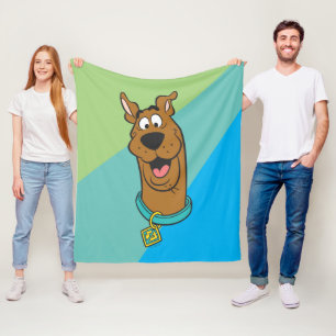 Scooby-Doo Smiling Face Fleece Blanket