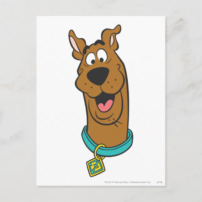 Scooby-Doo Smiling Face Postcard | Zazzle