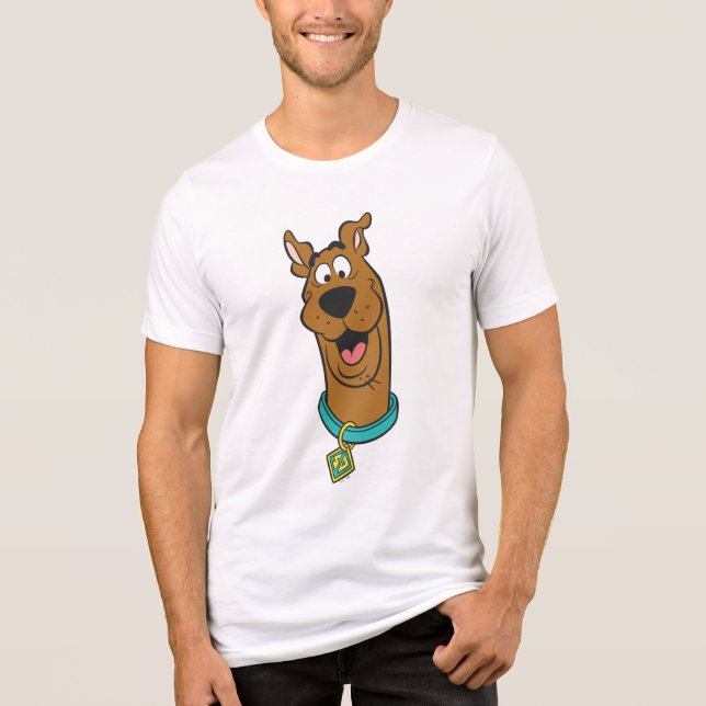 Scooby-Doo Smiling Face Tri-Blend Shirt (Front)