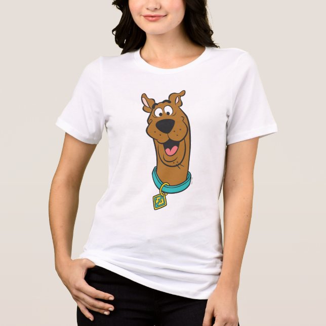 Scooby-Doo Smiling Face Tri-Blend Shirt (Front)