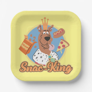 Scooby-Doo Snac-King Paper Plate