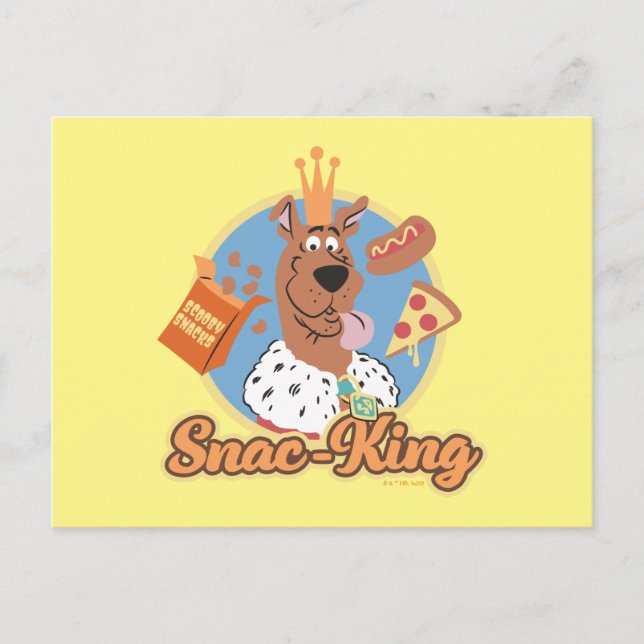 Scooby-Doo Snac-King Postcard (Front)