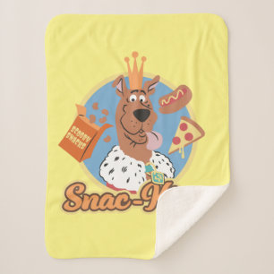Scooby-Doo Snac-King Sherpa Blanket