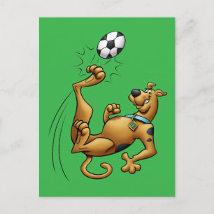 Scooby-Doo Soccer Overhead Kick Airbrush Postcard