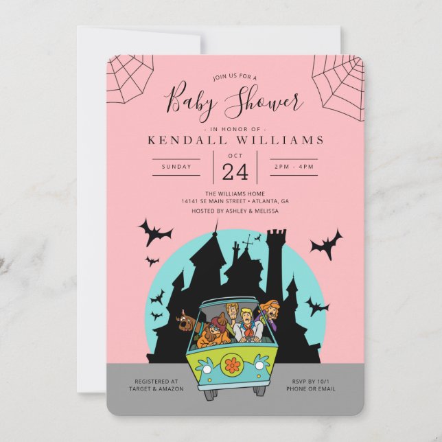 Scooby-Doo Spooktacular Baby Shower Invitation (Front)