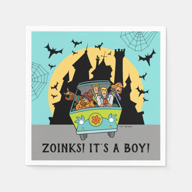 Scooby-Doo Spooktacular Halloween Baby Shower Napk Napkin (Front)