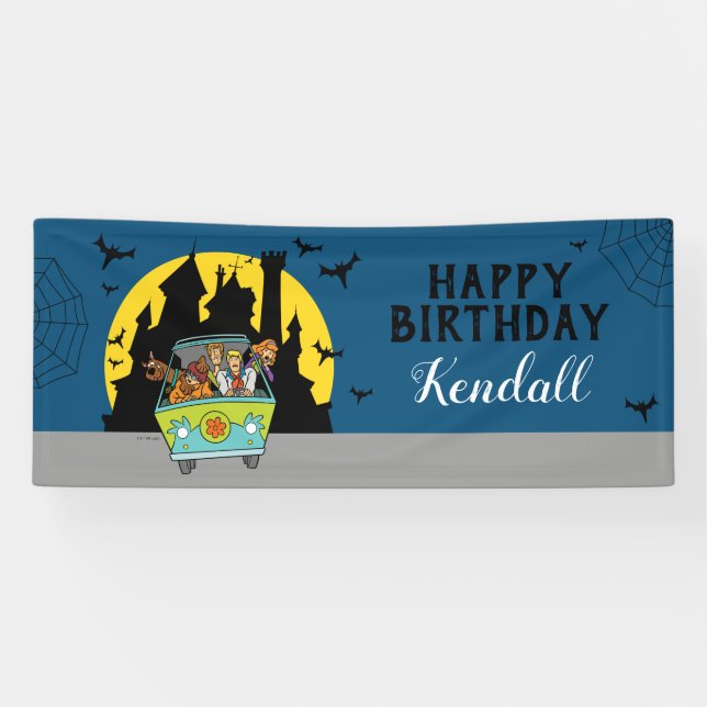 Scooby-Doo Spooktacular Halloween Birthday Banner (Horizontal)