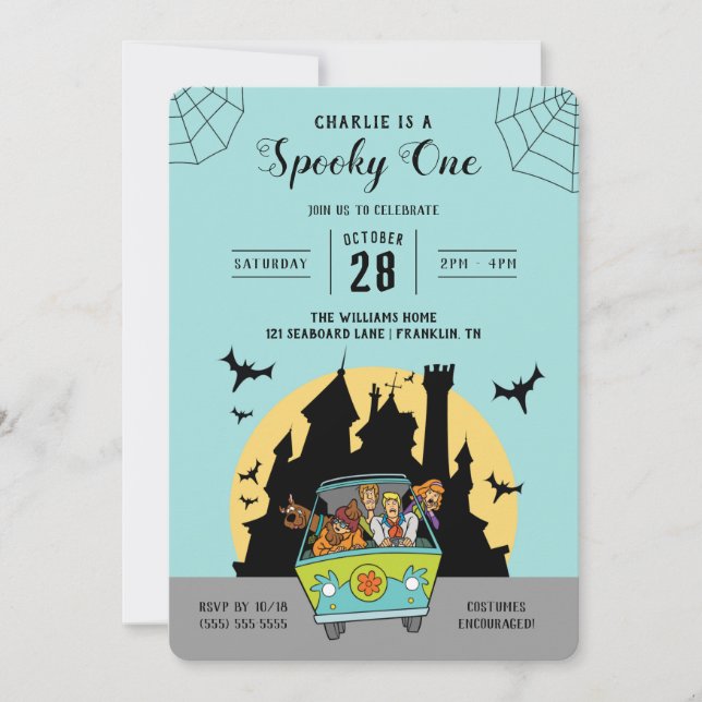 Scooby-Doo | Spooky One Halloween Birthday Invitation (Front)