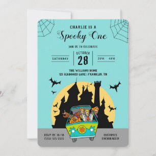 Scooby-Doo   Spooky One Halloween Birthday Invitation