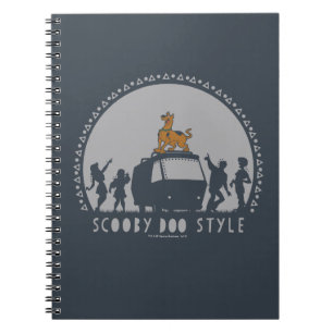 Scooby-Doo Style Tribal Van Silhouette Notebook