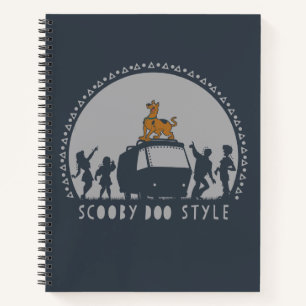 Scooby-Doo Style Tribal Van Silhouette Notebook
