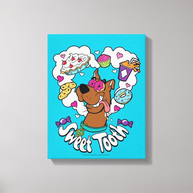 Scooby-Doo "Sweet Tooth" Canvas Print (Front)