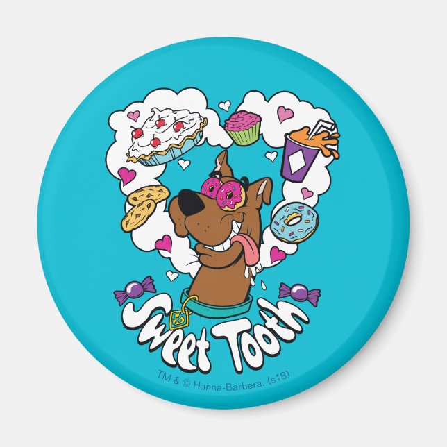 Scooby-Doo "Sweet Tooth" Magnet (Front)