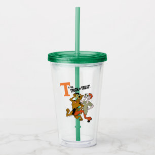 Scooby-Doo T is for Trick or Treat Acrylic Tumbler