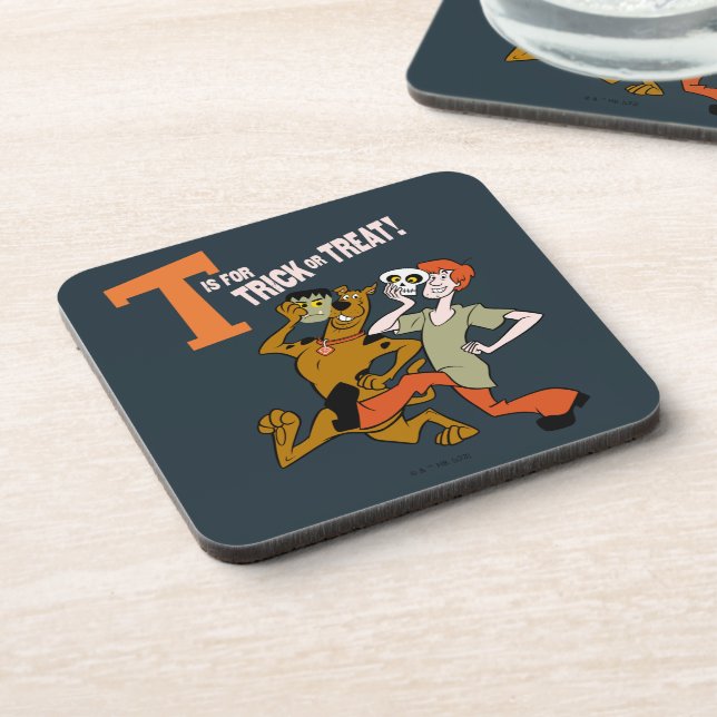 Scooby-Doo | T is for Trick or Treat Coaster (Left Side)