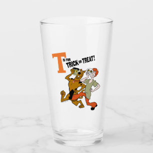 Scooby-Doo T is for Trick or Treat Glass