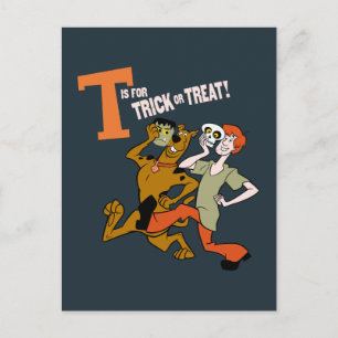 Scooby-Doo   T is for Trick or Treat Postcard