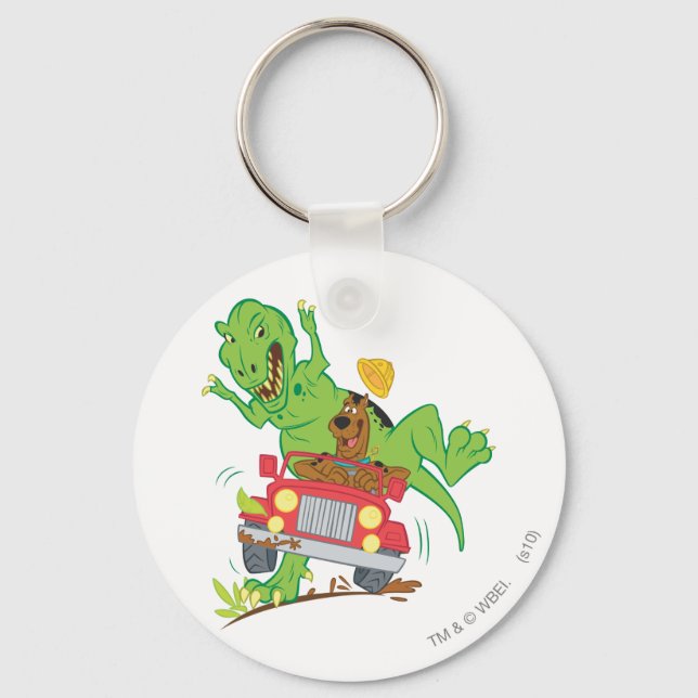 Scooby-Doo T-Rex Attack Key Ring (Front)