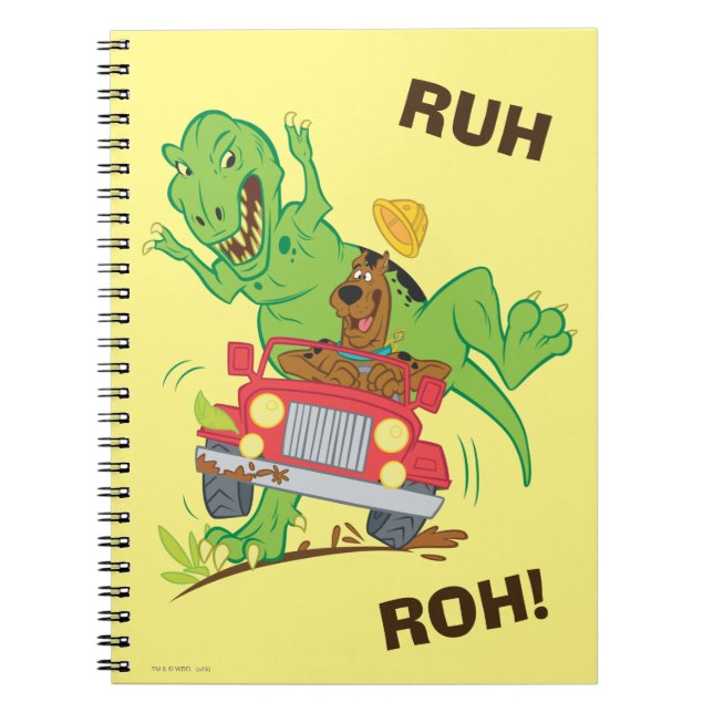 Scooby-Doo T-Rex Attack Notebook (Front)