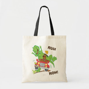 Scooby-Doo T-Rex Attack Tote Bag