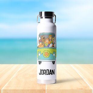 Scooby-Doo & The Gang Mystery Mach   Add Your Name Water Bottle
