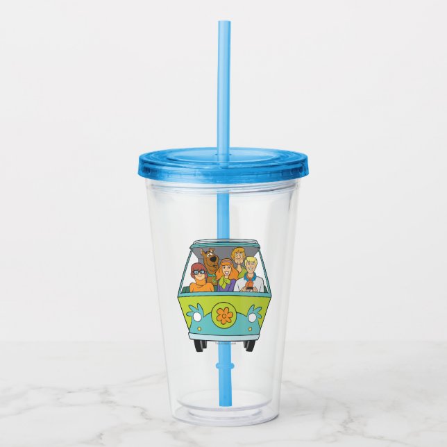 Scooby-Doo & The Gang Mystery Machine Acrylic Tumbler (Front)