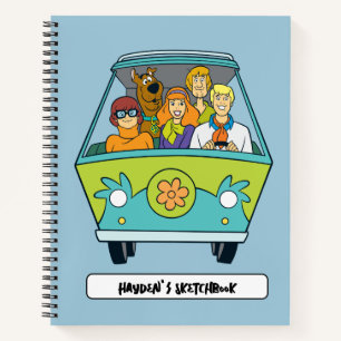 Scooby-Doo & The Gang Mystery Machine Drawing Notebook