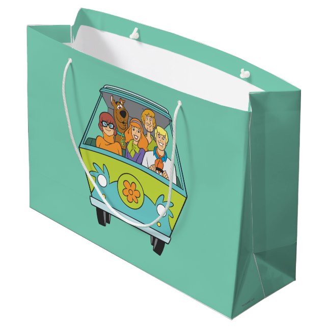 Scooby-Doo & The Gang Mystery Machine Large Gift Bag (Back Angled)
