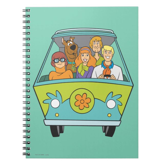 Scooby-Doo & The Gang Mystery Machine Notebook (Front)