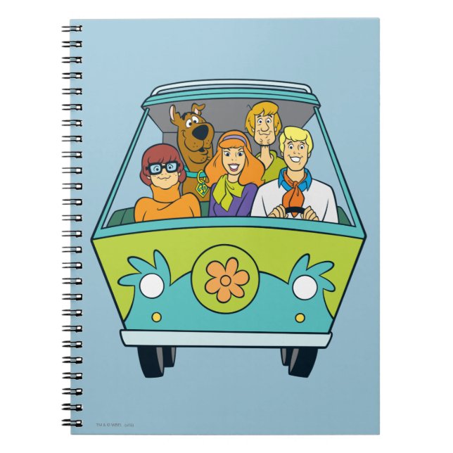Scooby-Doo & The Gang Mystery Machine Notebook (Front)