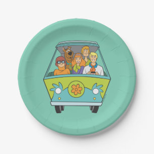 Scooby-Doo & The Gang Mystery Machine Paper Plate