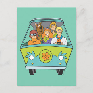 Scooby-Doo & The Gang Mystery Machine Postcard