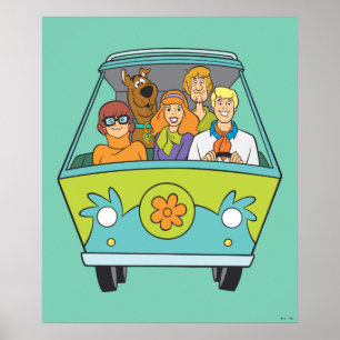Scooby-Doo & The Gang Mystery Machine Poster