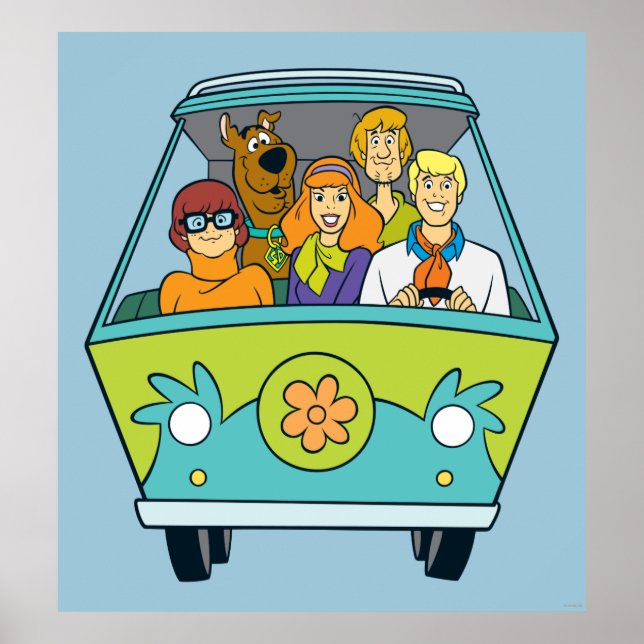 Scooby-Doo & The Gang Mystery Machine Poster (Front)