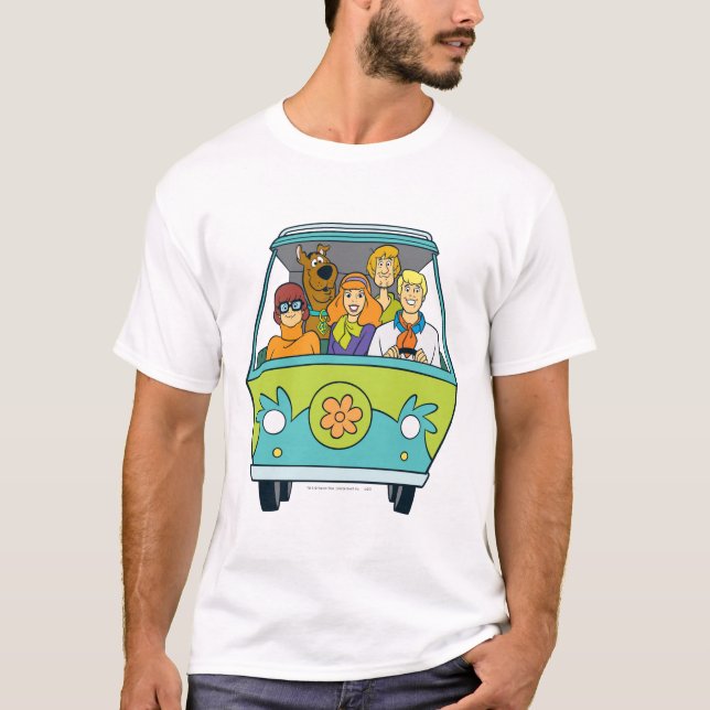 Scooby-Doo & The Gang Mystery Machine T-Shirt (Front)
