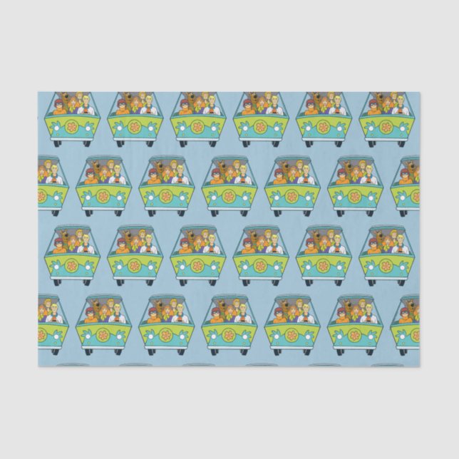 Scooby-Doo & The Gang Mystery Machine Tissue Paper (Front)
