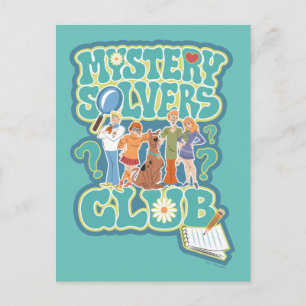 Scooby-Doo & the Gang "Mystery Solvers Club" Postcard