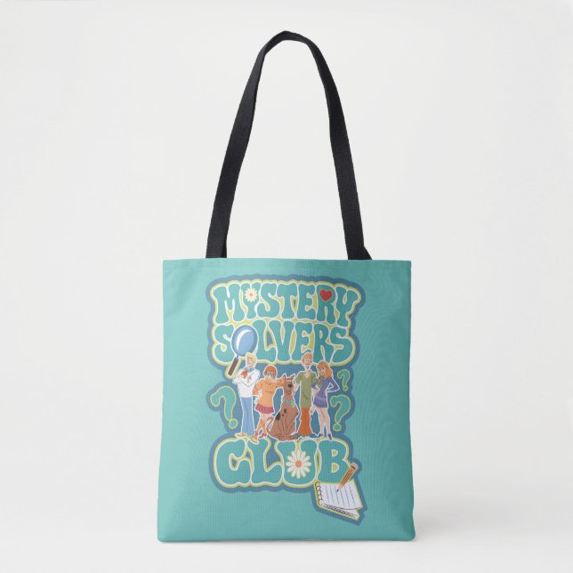Scooby-Doo & the Gang "Mystery Solvers Club" Tote Bag (Front)