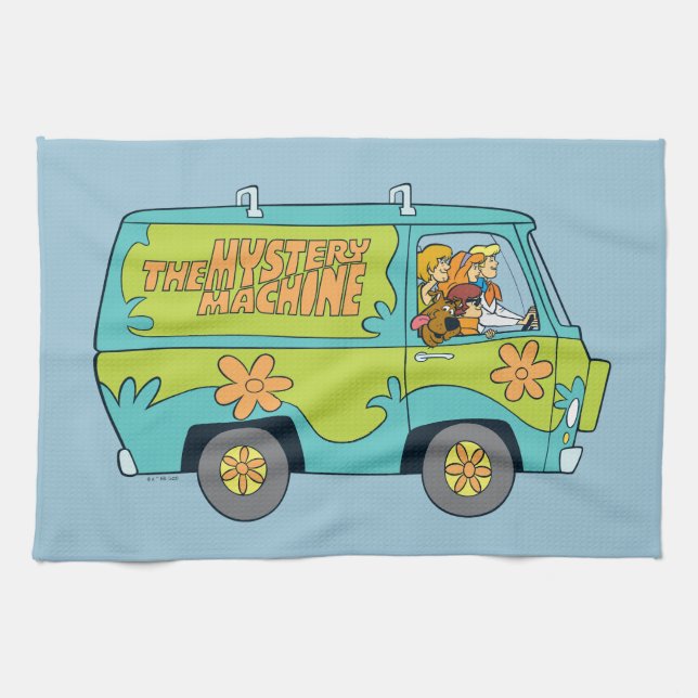 Scooby-Doo | The Mystery Machine Right Side Tea Towel (Horizontal)