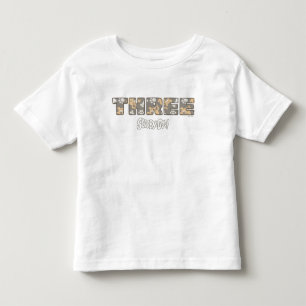 Scooby-Doo Third Birthday Toddler T-Shirt