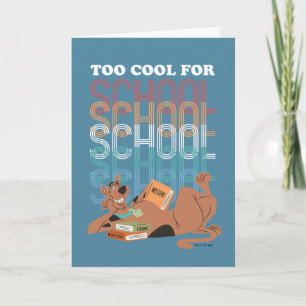 Scooby-Doo Too Cool For School Card